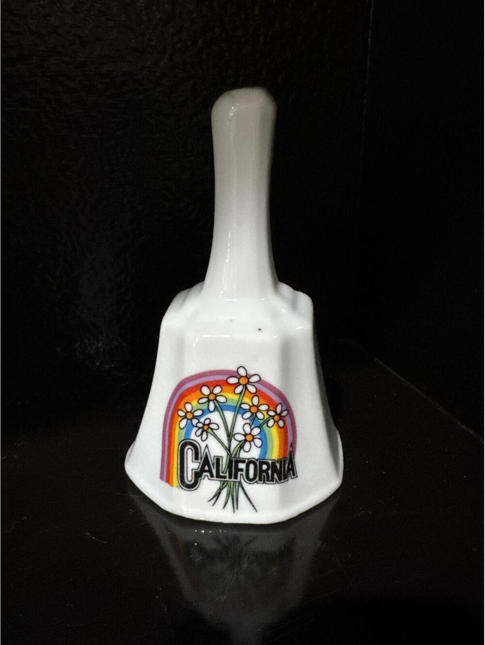 Vintage California Ceramic Souvenir Bell